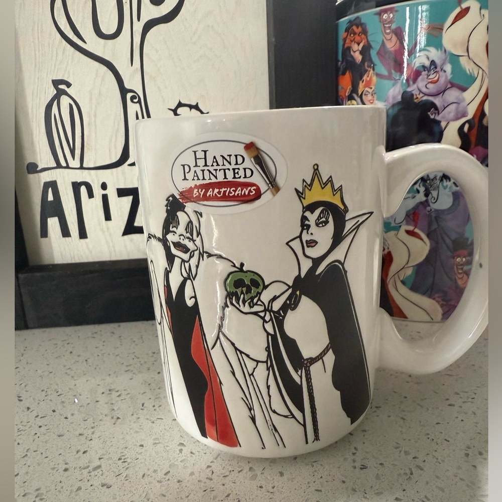 Hand Painted Disney Villains Mug